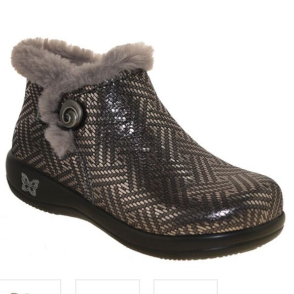 Alegria Women’s Leather Meri Boots Pewter Dazzler Style MER-532 Sz EU 42 - Picture 16 of 16